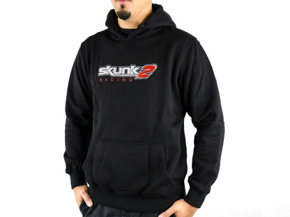 Skunk2 Embroidered Logo Hooded Sweatshirt - M (Black)