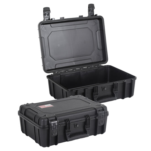 Go Rhino XVenture Gear Hard Case - Medium 18in. / Lockable / IP67 / Automatic Air Valve - Tex. Black