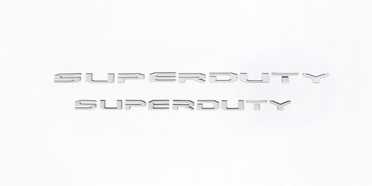 Putco 17-19 Ford SUPERDUTY Letters (Stamped/Stainless Steel) Tailgate/Rear