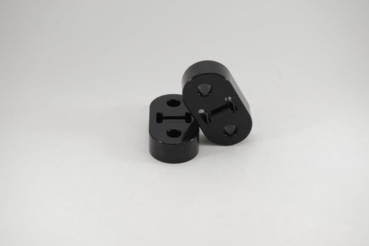 Kartboy 93-07 Subaru Impreza/WRX/WRX STi Long Exhaust Hanger - 15mm - Black