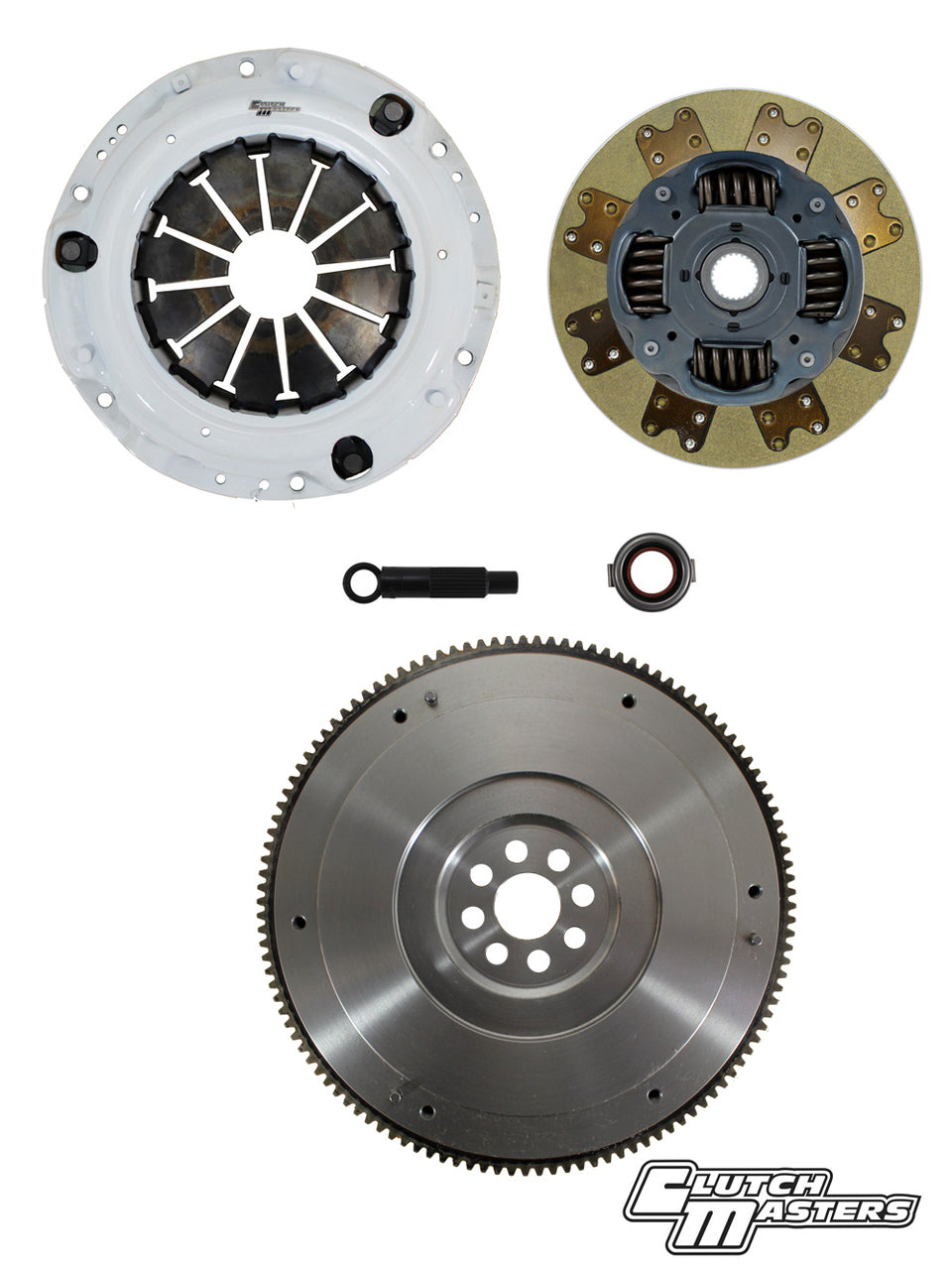 Clutch Masters - 12-13 Honda Civic Si 2.4L 6spd FX300 Sprung Clutch Kit w/ Steel Flywheel