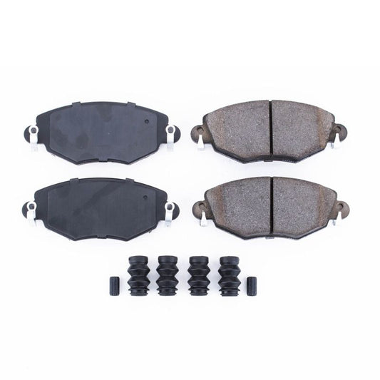 Power Stop 02-08 Jaguar X-Type Front Z17 Evolution Ceramic Brake Pads w/Hardware