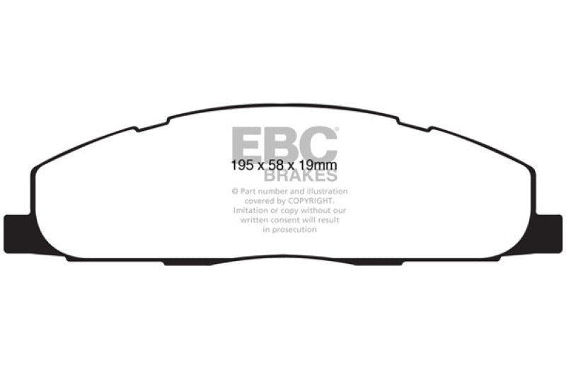 EBC 09-11 Dodge Ram 2500 Pick-up 5.7 2WD/4WD Greenstuff Rear Brake Pads