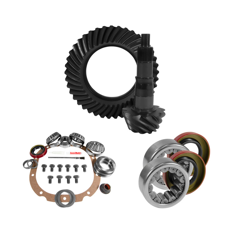 Yukon Gear 8.8in Ford 4.11 Rear Ring & Pinion Install Kit 2.99in OD Axle Bearings and Seals