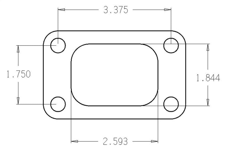 Cometic Turbo FLG T3/T4 Turbine Inlet Exhaust Gasket