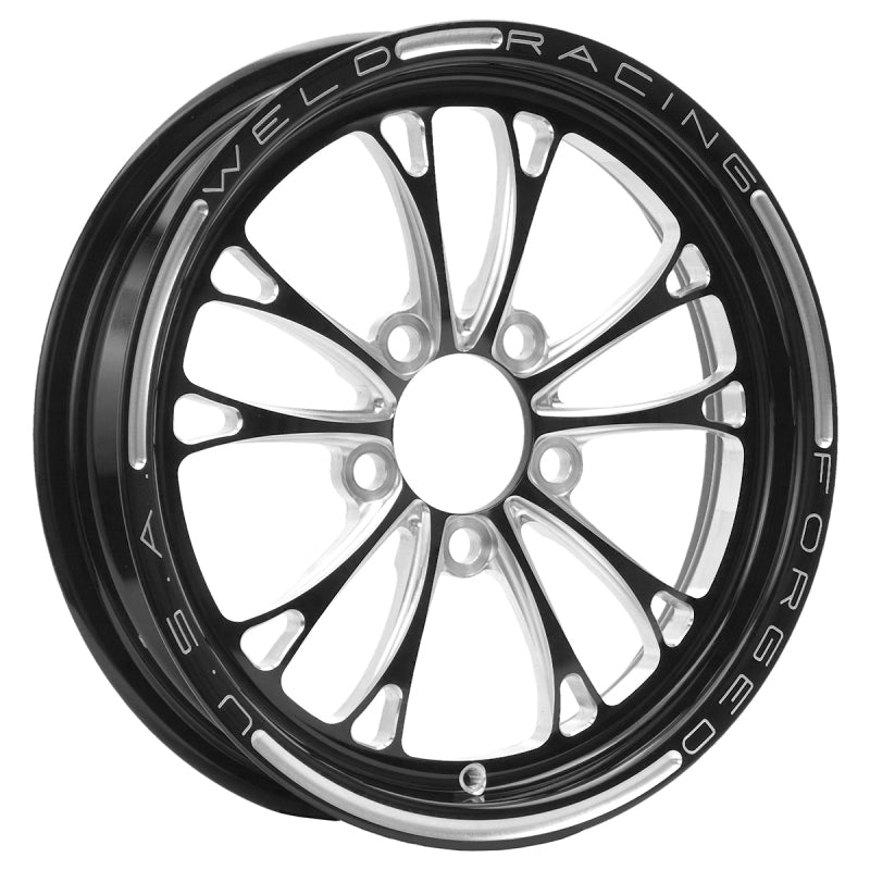 Weld V-Series 1-Piece 15x3.5 / 5x4.75 BP / 1.75in. BS Black Wheel - Non-Beadlock