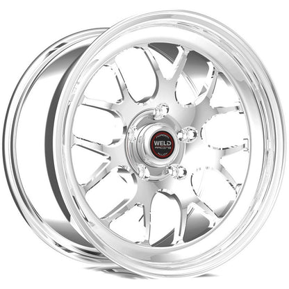 Weld S77 15x10.33 / 5x135 BP / 5.5IN BS Polished Wheel (Med Pad) - Single Beadlock