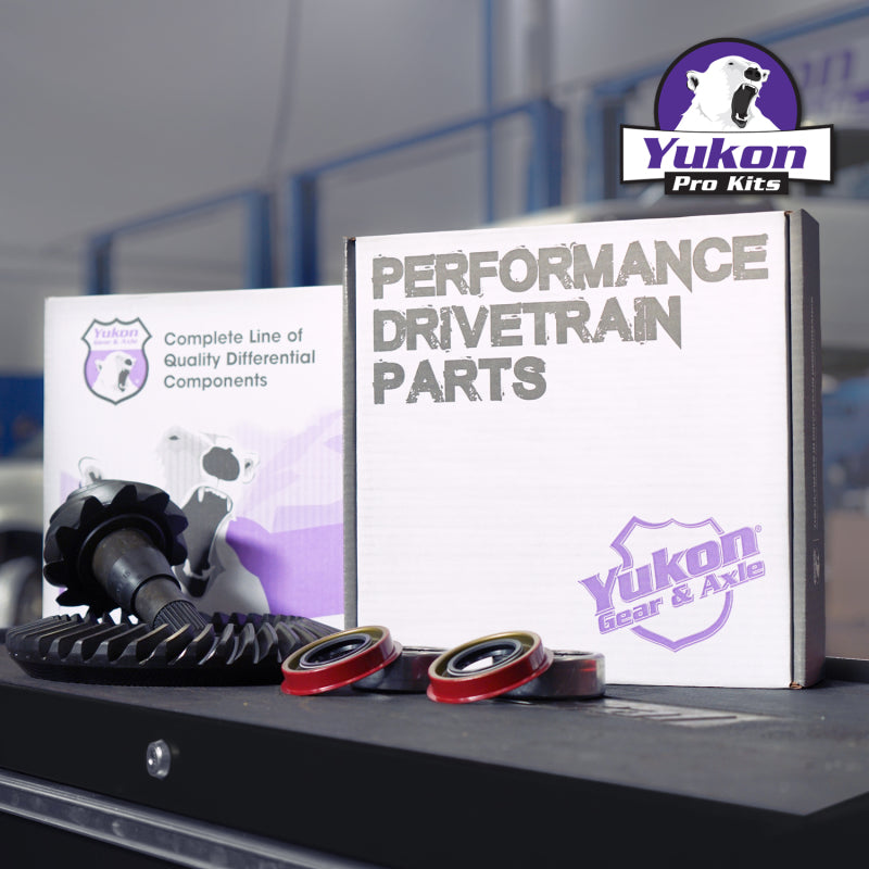 Yukon 8.5in GM 3.42 Rear Ring & Pinion Install Kit Axle Bearings 1.78in Case Journal