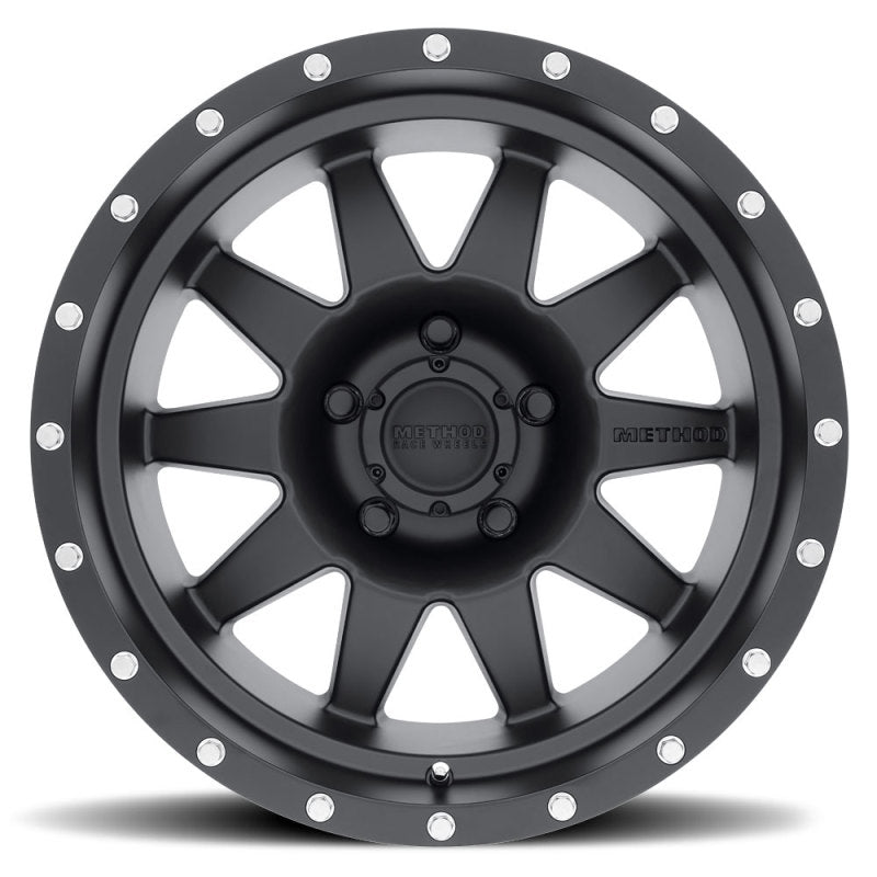 Method MR301 The Standard 17x8.5 0mm Offset 5x5 94mm CB Matte Black Wheel