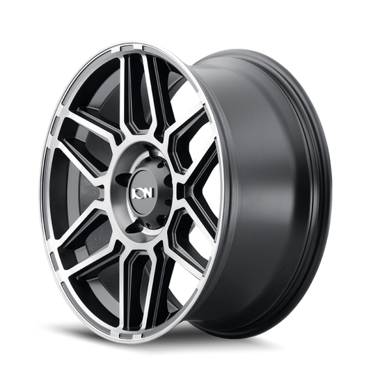 ION Type 146 20x9 / 8x165.1 BP / 18mm Offset / 125.2mm Hub Matte Black W/Machined Dart Tint Wheel