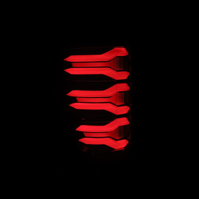 AlphaRex 21-22 Ford F-150 LUXX LED Taillights Black/Red