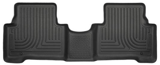 Husky Liners 13-15 Hyundai Sante Fe GLS/Limited WeatherBeater 2nd Seat Black Floor Liners