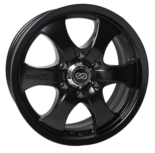 Enkei M6 Universal Truck & SUV 20x9 10mm Offset 6x139.7 Bolt Pattern 108.5mm Bore Black Wheel