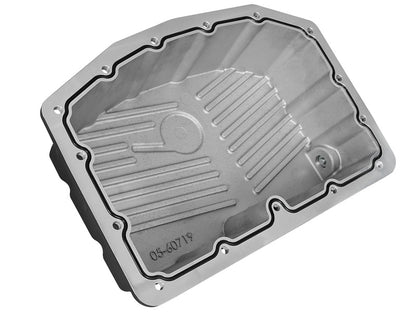 AFE Pro Series Engine Oil Pan Black w/Machined Fins; 11-16 Ford Powerstroke V8-6.7L (td)