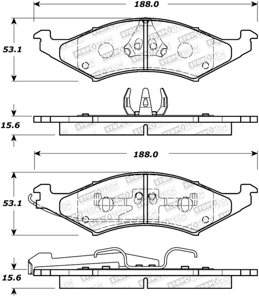 StopTech Street Brake Pads