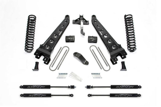 Fabtech 19-20 Ford F450/F550 4WD Diesel 6in Rad Arm Sys w/Coils & Stealth