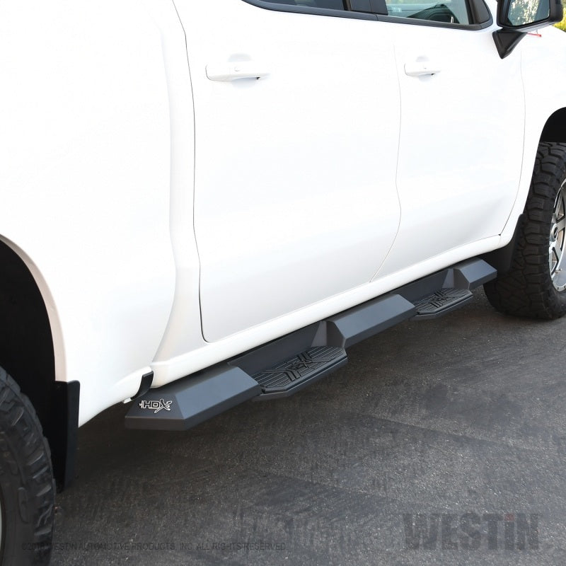 Westin 2019 Chevrolet Silverado/Sierra 1500 Crew Cab Xtreme Nerf Step Bars - Textured Black