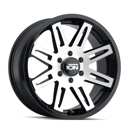 ION Type 142 17x9 / 6x139.7 BP / -12mm Offset / 106mm Hub Black/Machined Wheel