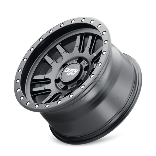 Dirty Life 9309 Canyon Pro 17x9/5x150 BP/0mm Offset/110mm Hub Matte Black Wheel - Beadlock