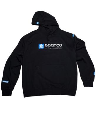 Sparco Swtshrt Hooded Www Blk Xxlrg