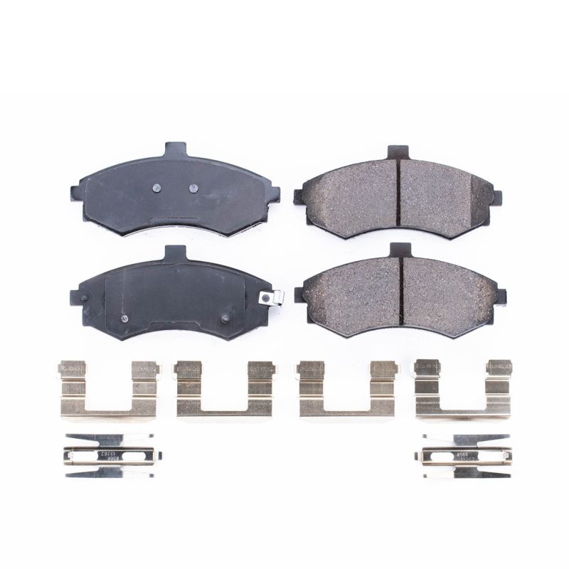 Power Stop 02-05 Hyundai Elantra Front Z17 Evolution Ceramic Brake Pads w/Hardware