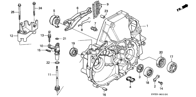 Honda - Release Fork Bolt