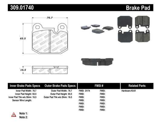 StopTech Performance Brake Pads