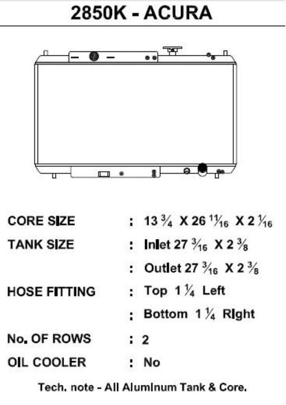 CSF - 92-00 Honda Civic w/K-Swap V3 Radiator