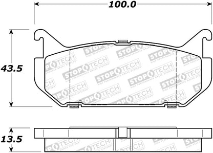 StopTech Street Brake Pads - Rear