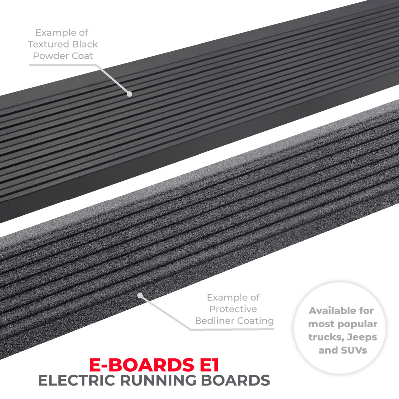 RealTruck 11-22 Ram 2500/3500 CC 4dr VoltStep Electric Running Board Kit - Bedliner Coating