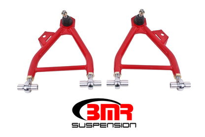 BMR 94-04 Mustang Lower A-Arms (Coilover Only) w/ Adj. Rod End and STD. Ball Joint - Red