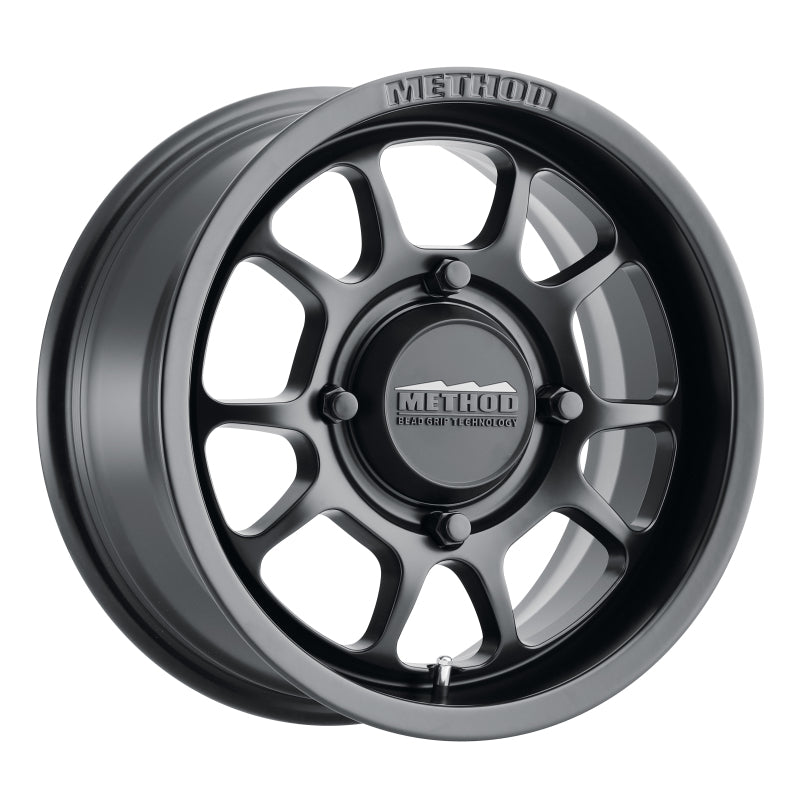 Method MR409 Bead Grip 14x7 / 4+3/13mm Offset / 4x156 / 132mm CB Matte Black Wheel