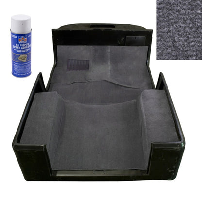 Rugged Ridge Deluxe Carpet Kit w/ Adhesive Gray 97-06TJ