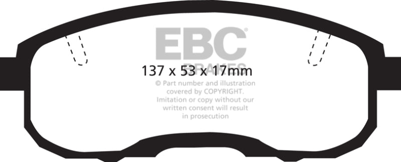 EBC 95-99 Infiniti I30 3.0 Ultimax2 Front Brake Pads