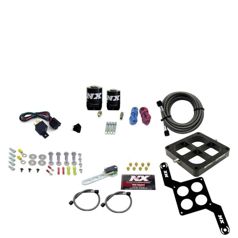 Nitrous Express Dominator Single Entry Billet Crossbar RNC Nitrous Kit (250-750HP) w/o Bottle