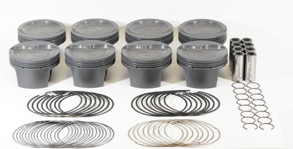 Mahle MS Piston Set SBF 452ci 4.155in Bore 3.25in Stroke 5.4in Rod .927 Pin -16cc 8.8 CR Set of 8