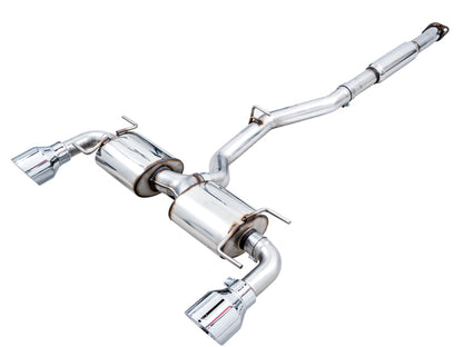 AWE Tuning Subaru BRZ/ Toyota GR86/ Toyota 86 Touring Edition Cat-Back Exhaust- Chrome Silver Tips