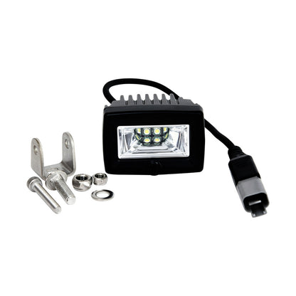 KC HiLiTES C-Series C2 LED 2in. Backup Area Flood Light 20w (Single) - Black