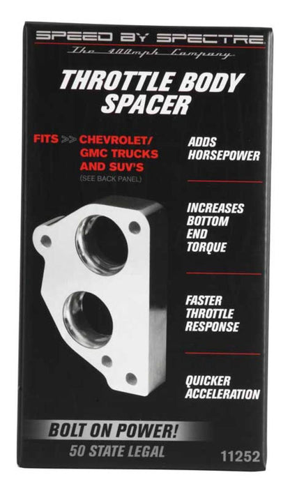 Spectre 86-95 GM 4.3L/5.0L/5.7L Throttle Body Injection Spacer