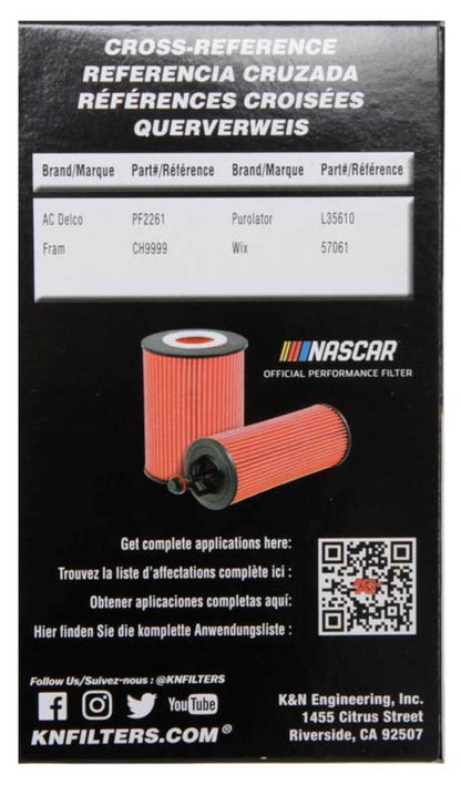 K&N Performance Gold Oil Filter for Hyundai/Kia V6 06-08 Azera/Sonata/Sedona/07-08 Santa Fe