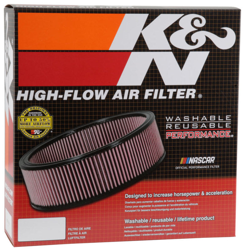 K&N Replacement Air Filter CHRYSLER,DODGE,PLY.,FORD, 1968-89