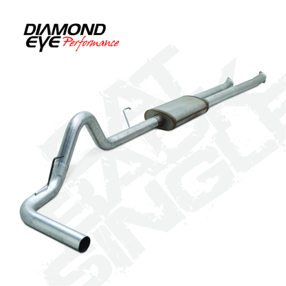Diamond Eye KIT 3-1/2in Catback Single AL: 2010-2014 TOYOTA TUNDRA 5.7L-GAS APP