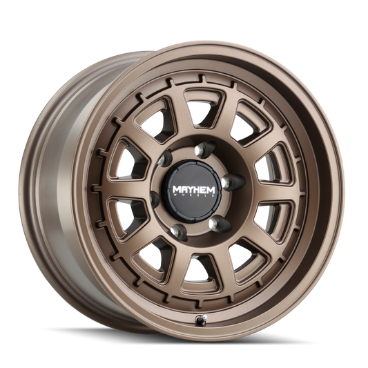 Mayhem 8303 Voyager 17x8 / 6x130 BP / 52mm Offset / 84.1mm Hub Dark Bronze Wheel