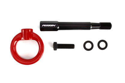 PERRIN 18-21 Subaru WRX & STI / 13-25 BRZ / 17-20 Toyota 86 Tow Hook Kit (Front) - Red