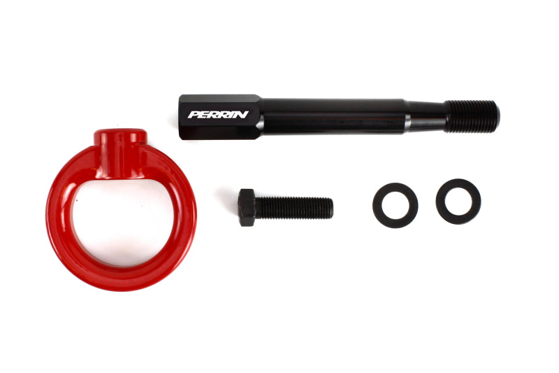 Perrin 15-19 Subaru WRX/STI Tow Hook Kit (Rear) - Red