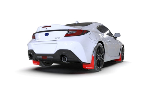 Rally Armor 22-24 Subaru BRZ / Toyota GR86 Red UR Mud Flap w/White Logo