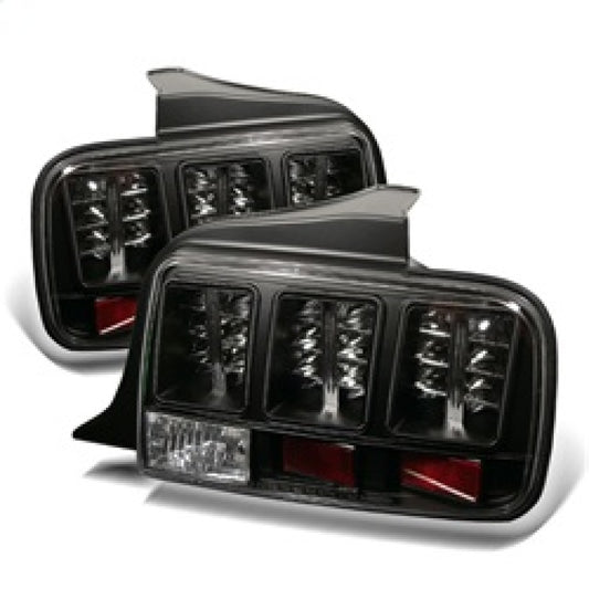 Spyder Ford Mustang 05-09 LED Tail Lights Black ALT-YD-FM05-LED-BK