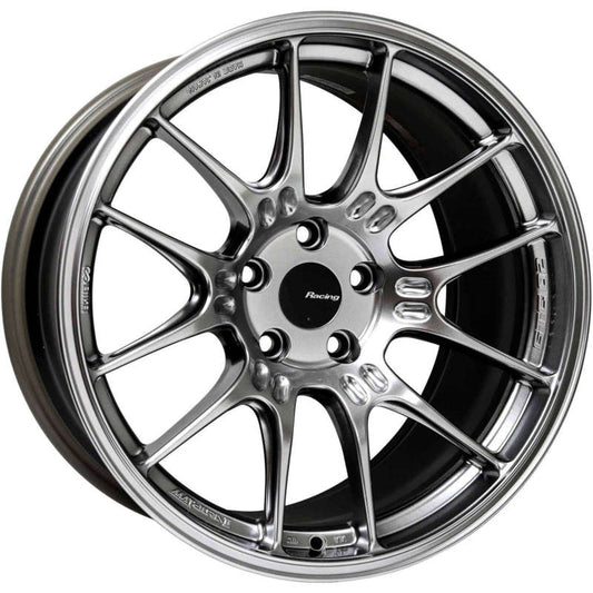 Enkei GTC02 18x10 5x114.3 45mm Offset 75mm Bore Hyper Silver Wheel