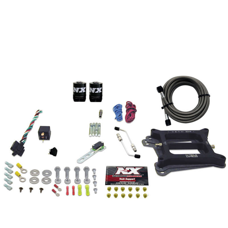 Nitrous Express 4150 4-BBL/Gasoline Nitrous Kit (50-300HP) w/o Bottle