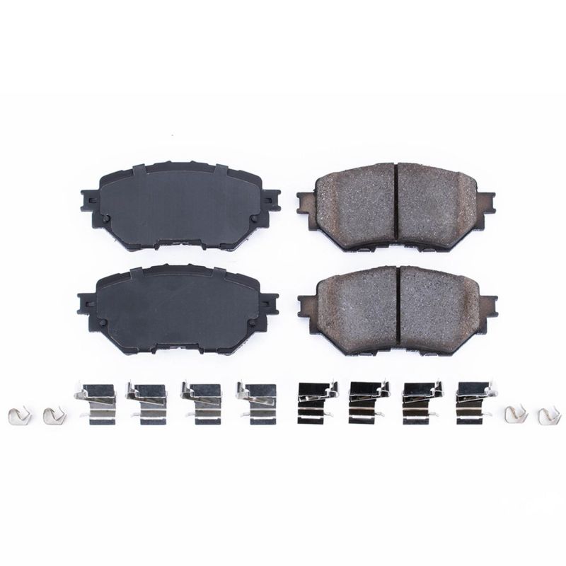 Power Stop 14-17 Mazda 3 Front Z17 Evolution Ceramic Brake Pads w/Hardware